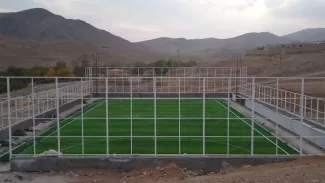 چمن مصنوعی فوتبالی روستایه نایه در قم چمن مصنوعی فوتبالی روستایه نایه در قم